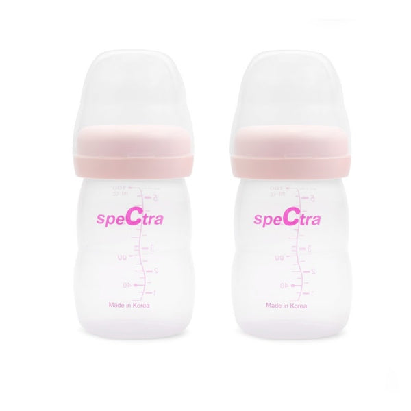 Spectra Breast Milk Storage Bottle Wide Neck Set of 2